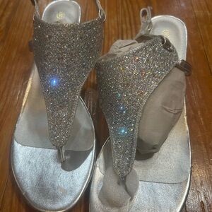Sparkling Silver Women's Sandals
